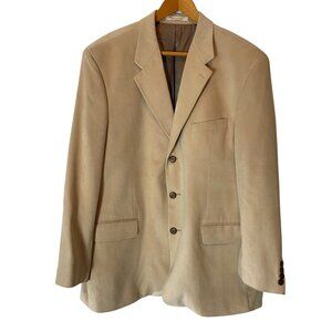 Phillip Barnett Mens Tan Blazer Jacket Size 46 R